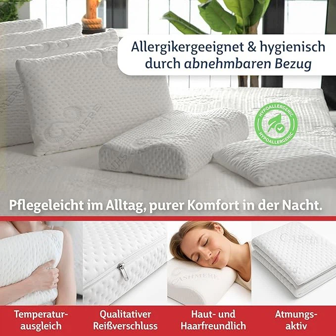 Visco Pillow With Neck Wave price